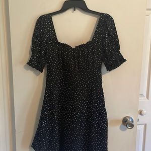 Brand New little black dress with polka dots. Size medium. From Francesca’s